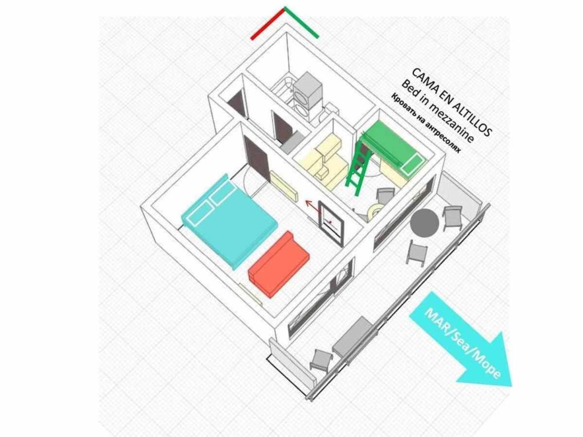 Capsasalbegur74 Terraza Sobre Mar Piscina Del Mar Apartment Екстериор снимка